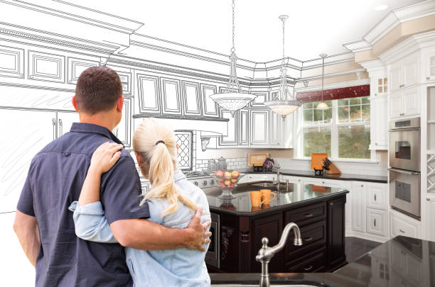 Professional Cabinet Refacing technician working in Jamison, PA